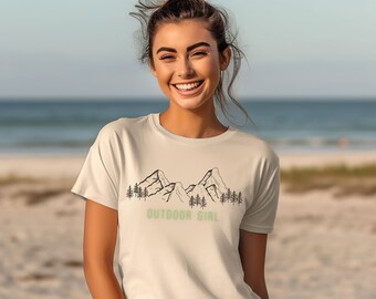 Outdor Girl Soft Short Sleeve T-Shirt