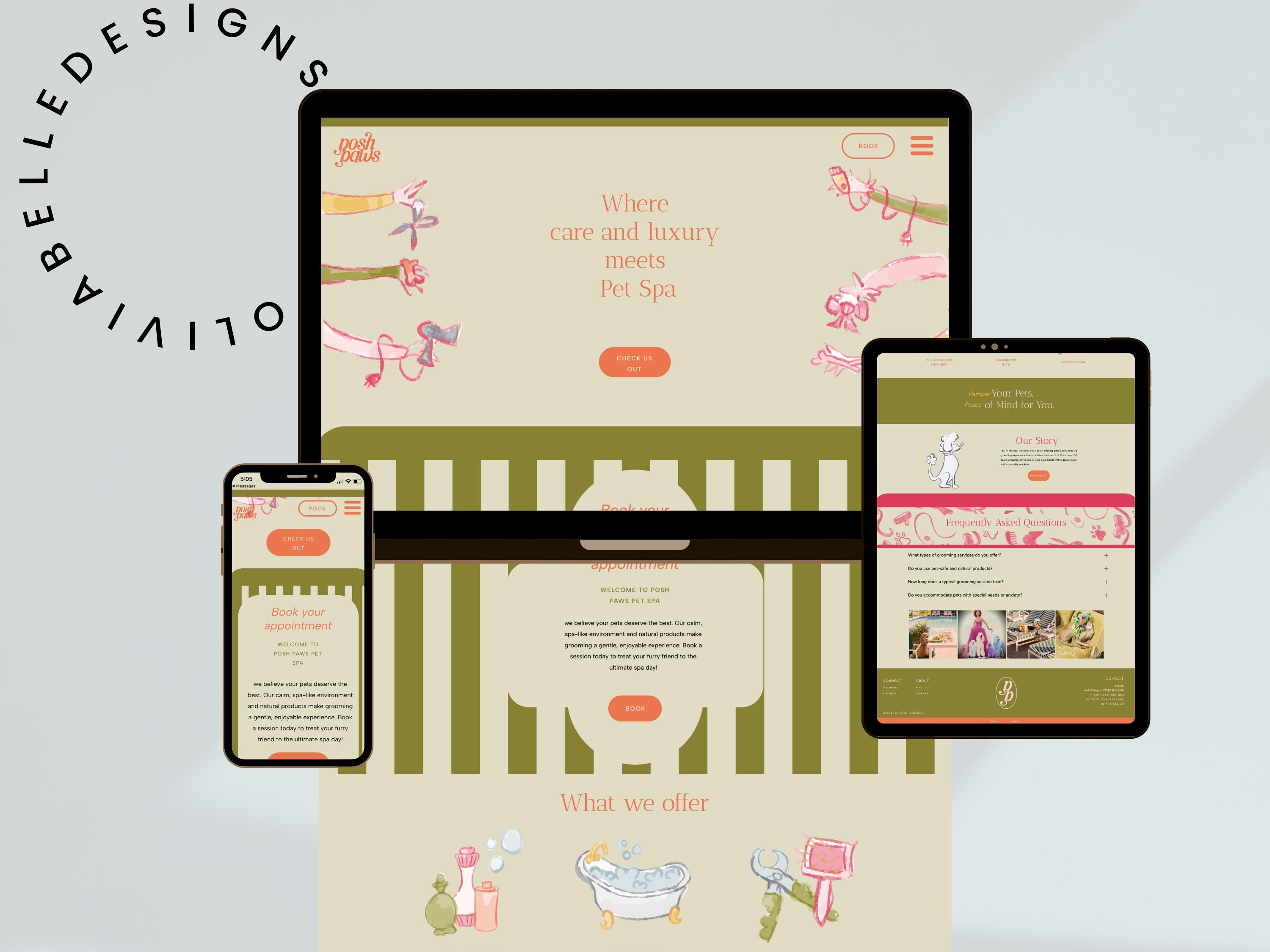 Custom Website Design for Service Providers Professional Web Design for ...