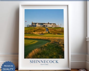 Shinnecock Hills Golf Course Wall Art Print, Long Island Golf Poster, 2026 U.S. Open Host Course Decor, Golf Lover Gift
