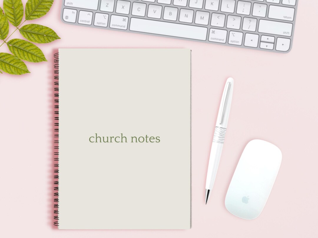 Christian Church Notes - Sermon Notebook, Gifts for Christians ...