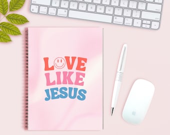 Christian Spiral Notebook: Sermon Notes, Bible Study Journal