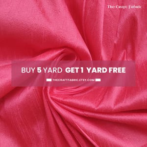 Coral-Pink Handloom Silk Dupioni Fabric: Bridal & Gown Material By The Yard