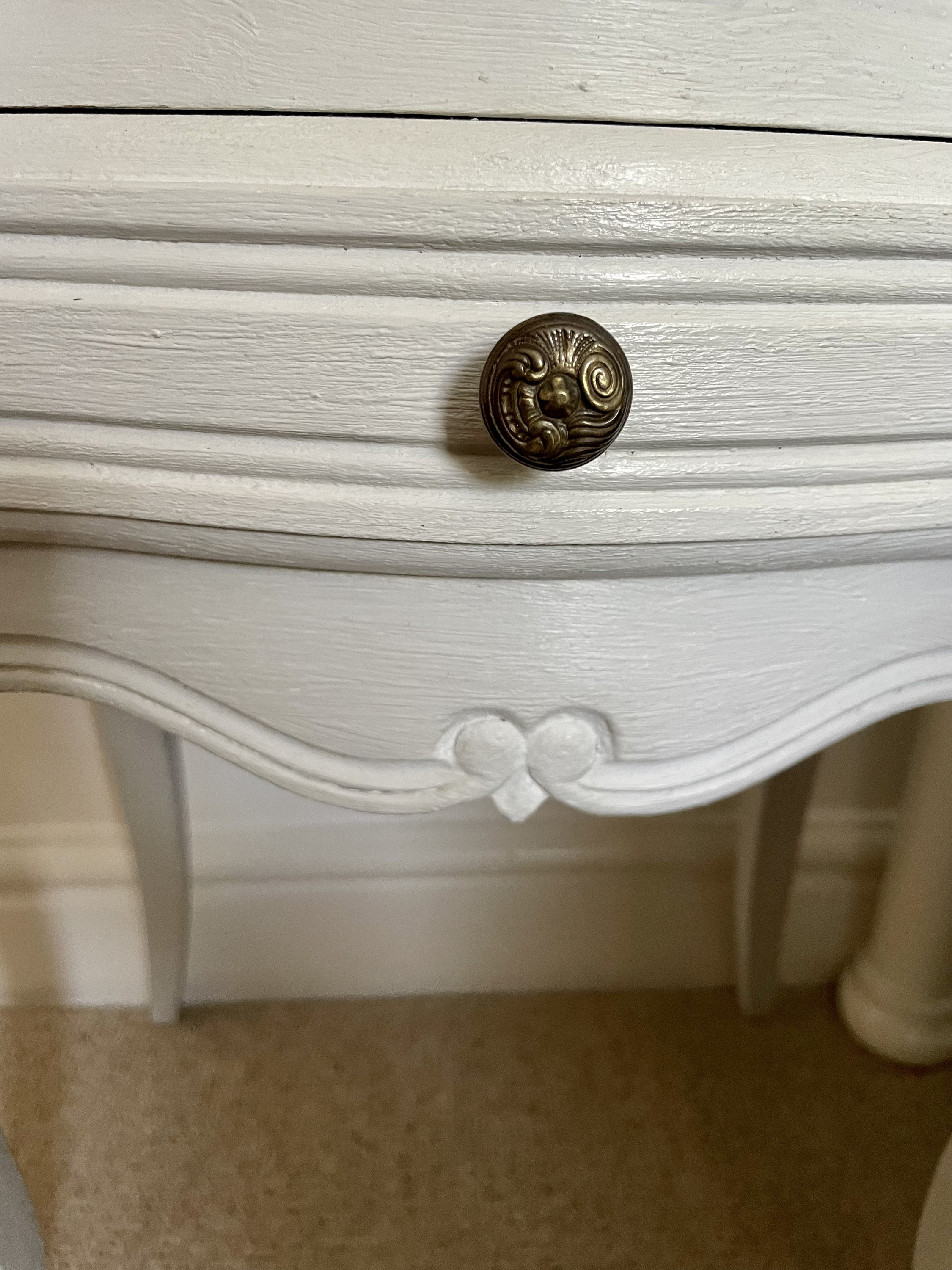 Antique French Style Bedside Table - Etsy