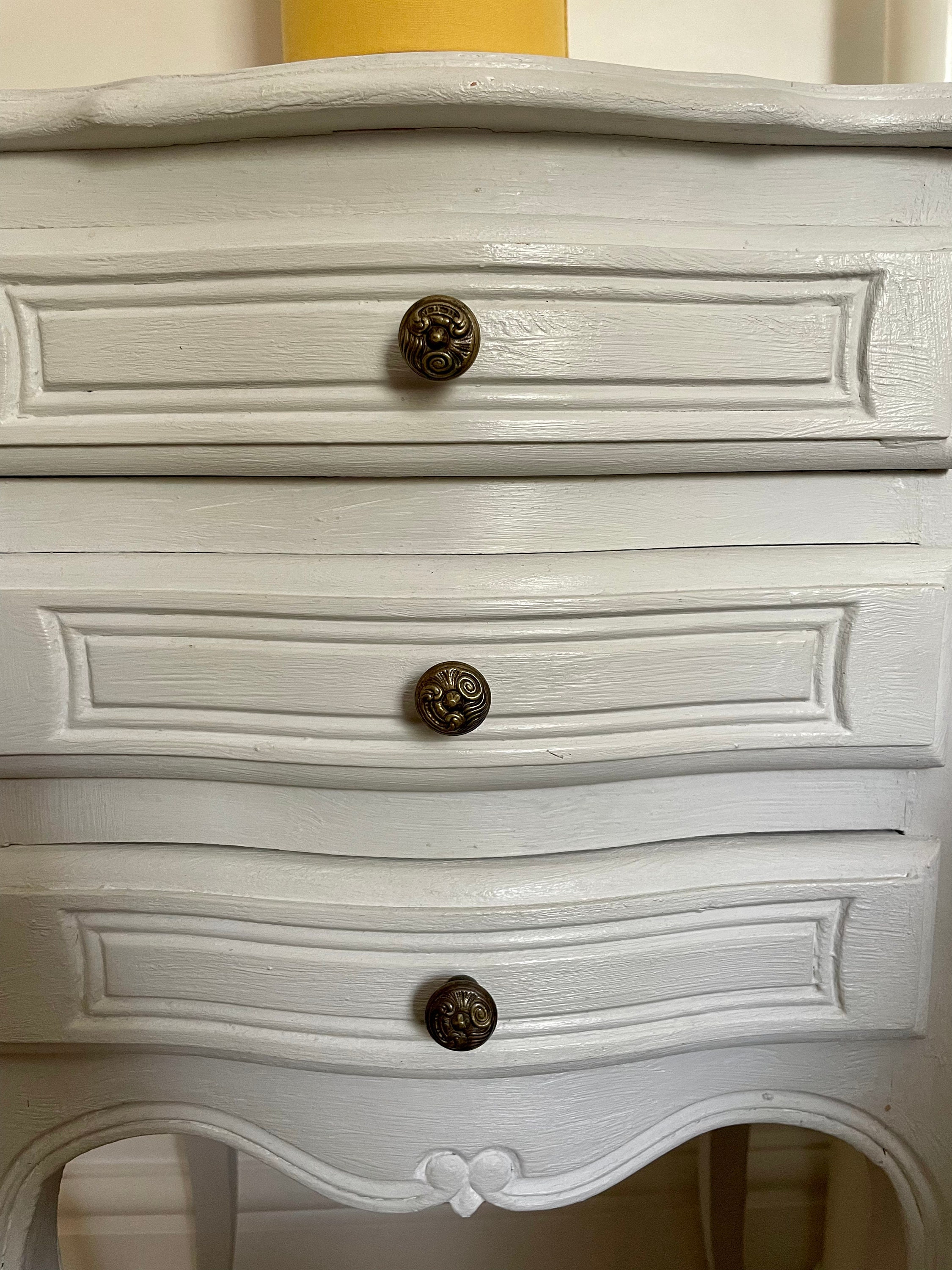 Antique French Style Bedside Table - Etsy
