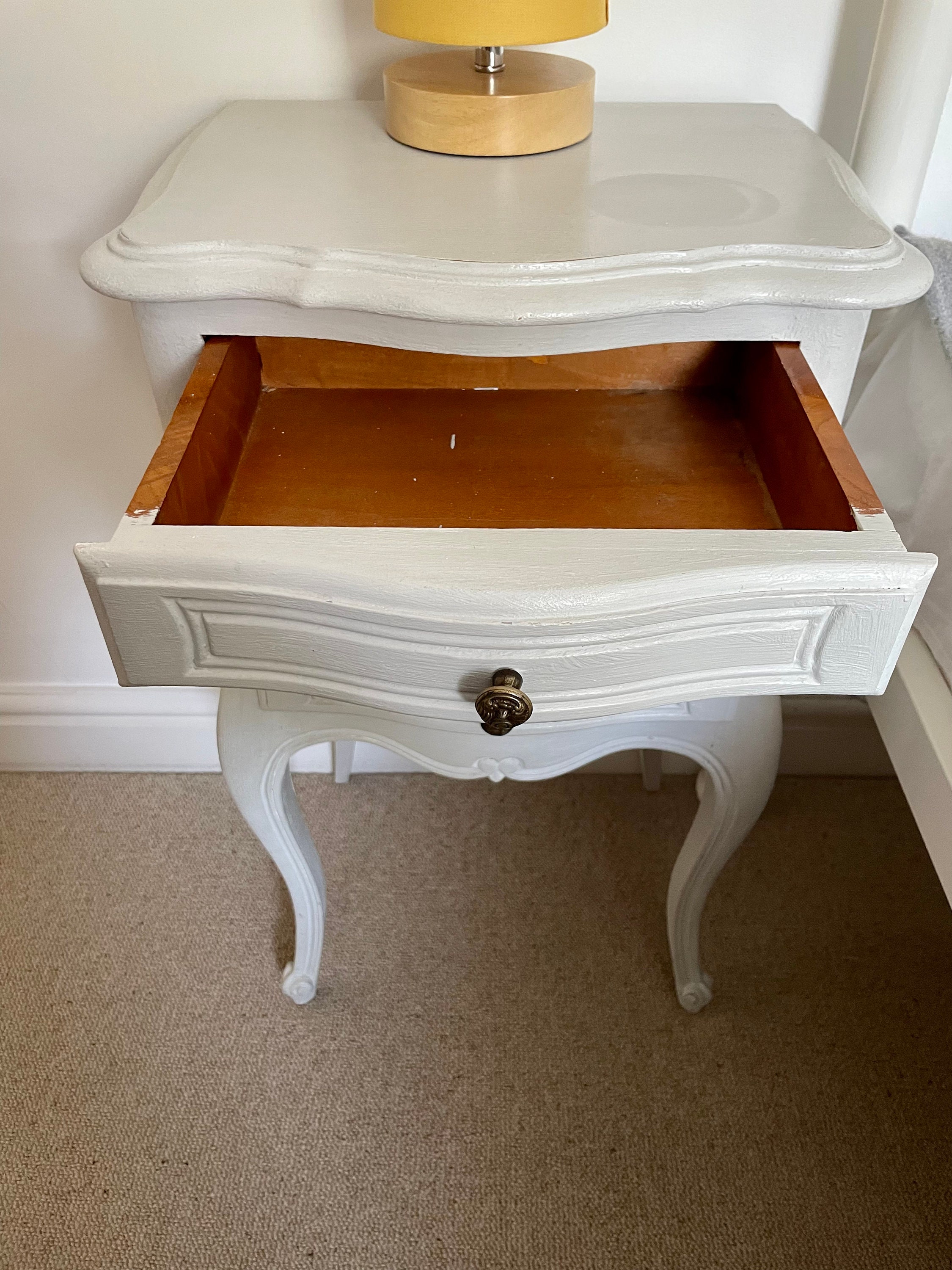 Antique French Style Bedside Table - Etsy
