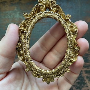 gold oval frame gallery wall european gilded frame small oval intricate frame baroque gold frame vintage oval victorian romantic mini frame