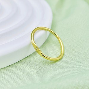 Dainty Initial Ring,Custom Initial Ring,Letter Ring,Stacking Ring,Minimalist Ring,Silver Ring