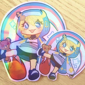 Bridget Trans Yo-Yo Holographic Sticker