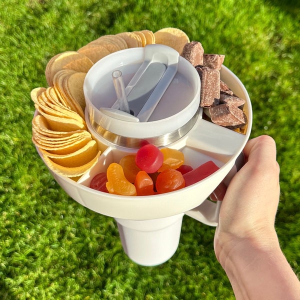 Tumbler Cup Snack Holder - Snack Tray For 40z Tumbler Cups