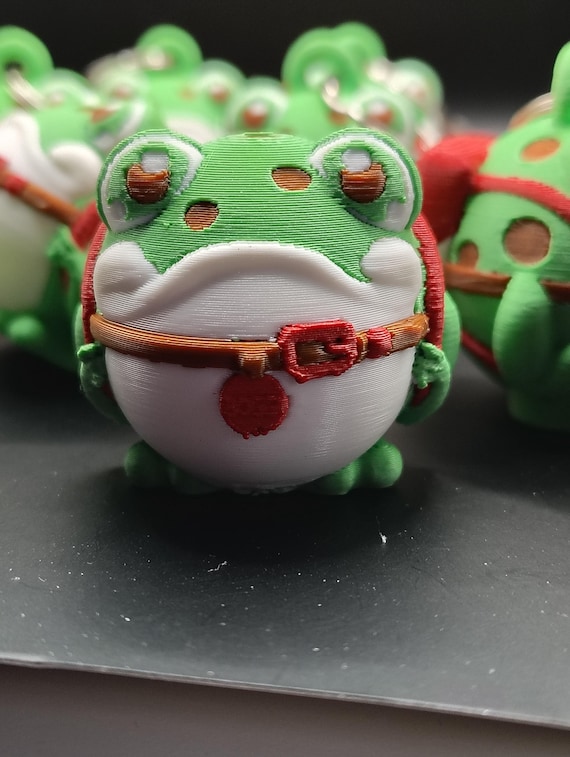Boggy the Froggy 3D Model & Keychain - Etsy