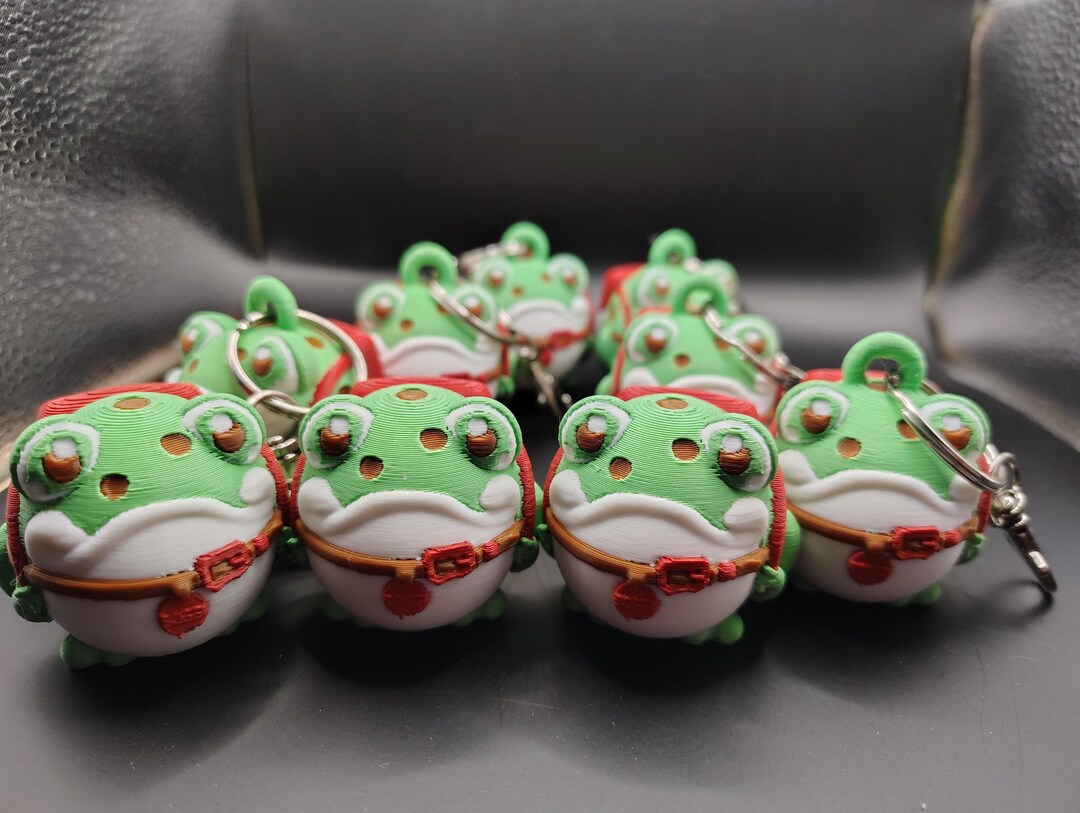 Boggy the Froggy 3D Model & Keychain - Etsy Israel