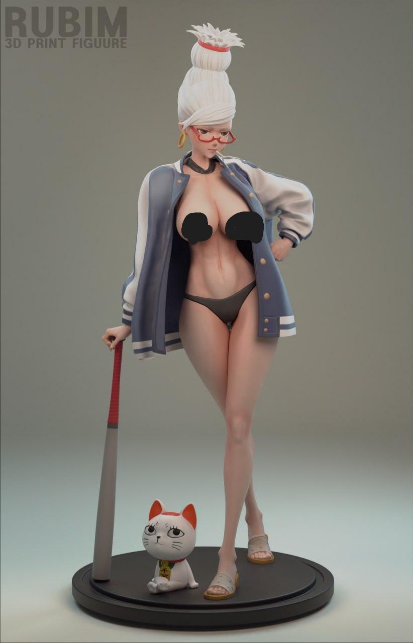 Seiko Ayase From DanDaDan 3D Printed Resin Unpainted Unassembled KIT Seiko Ayase From DanDaDan 3D Printed Resin Unpainted Unassembled KIT