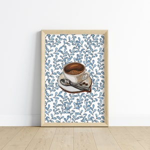 Morning Coffee DIGITAL PRINT - Minimalist Print