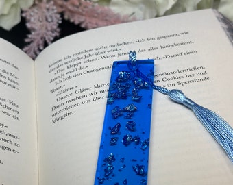 Beautiful handmade bookmark made from epoxy resin