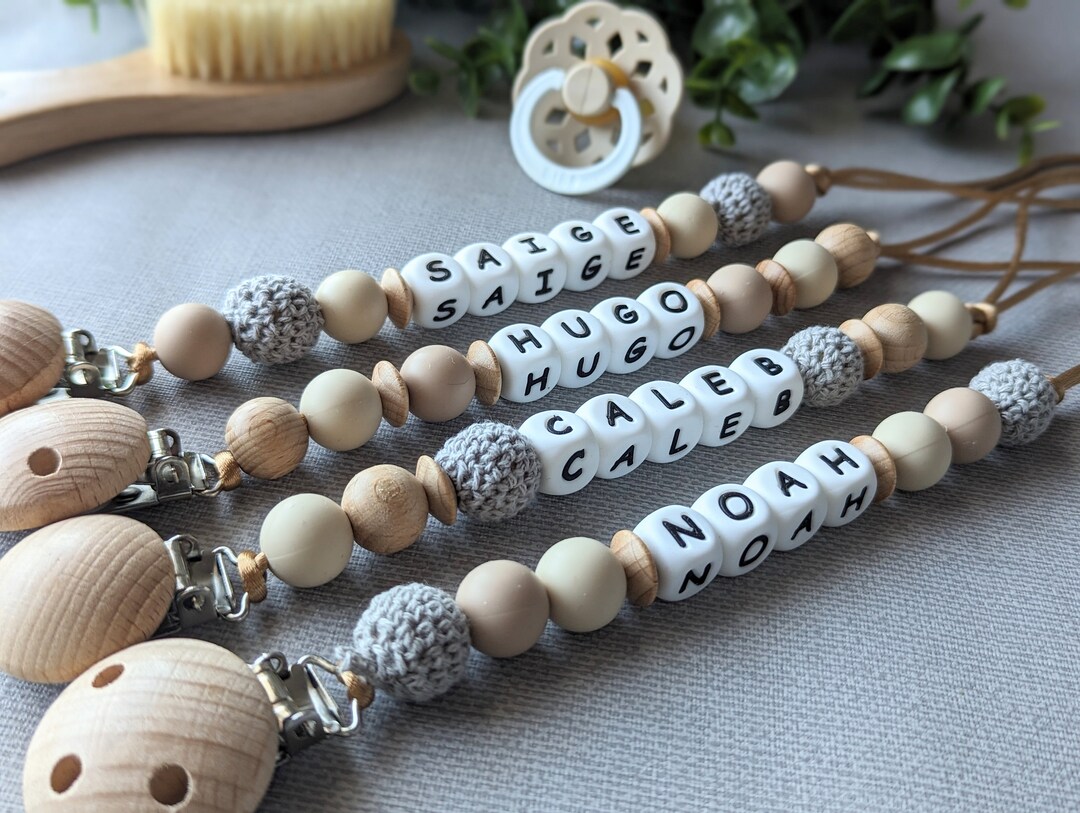 Personalised Dummy Clip, Dummy Chain, Dummy Holder, Pacifier Chain