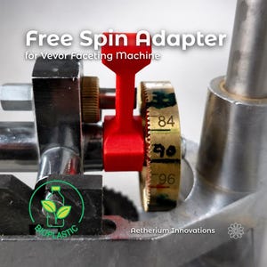 Adaptador de giro libre: Herramienta de preformado de gemas para la máquina de facetado Vevor