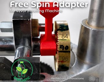 Adattatore Free Spin: strumento di preformatura delle pietre preziose per la macchina per sfaccettature Vevor