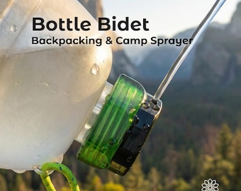 Backcountry Bidet Cap – Ultralight Bottle Rinse Nozzle for Camping