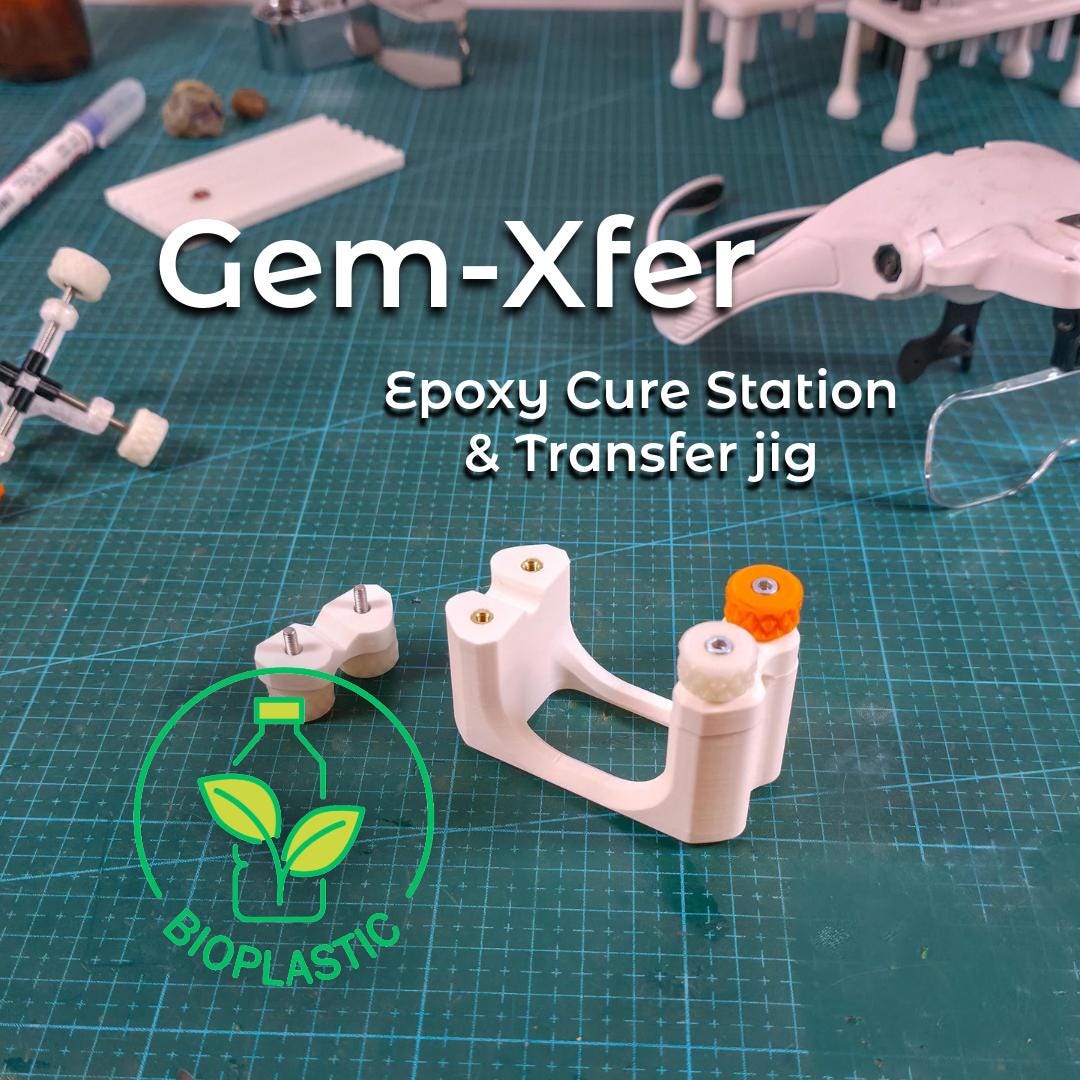 Gem Xfer: Epoxy Cure Station & Transfer Jig - Etsy