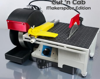 Cut N Cab v2 Makerspace Edition: Compact Lapidary Workstation