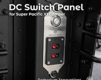 DC Powerpole Panel with Switch for Super Pacific X1 Camper