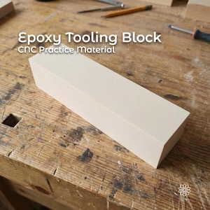 Epoxy gereedschapsblok - 50 x 50 x 200 mm | CNC-bewerkingsvoorraad voor prototyping