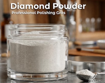 Diamond Powder Grits: Gem, Metal, Glass, Crystal & Jewelry Polishing Supplies