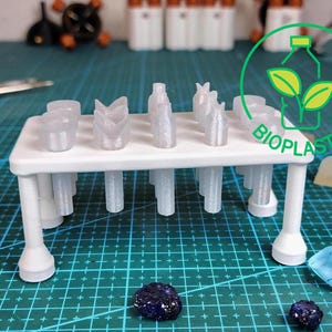 Magnetic Dop Stick Holder: 6mm Gemstone Faceting Lapidary Tool Organizer