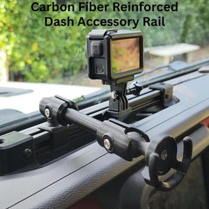 Jeep Gladiator Wrangler Dash Mount: Universal Accessory Rail