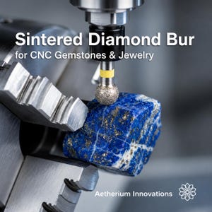 Sintered Diamond CNC Bits | Burs for Stone & Metal - 3.175mm