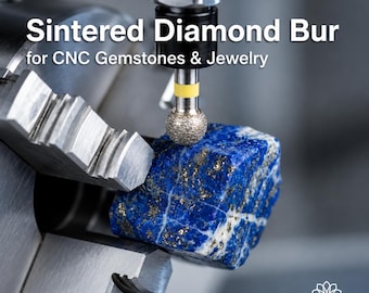 Sintered Diamond CNC Bits | Burs for Stone & Metal - 3.175mm