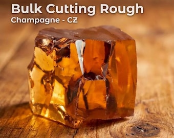 Uncut Rough: Cubic Zirconia - Lapidary Practice Materials 270g (9.5oz)