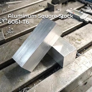 アルミブロック 6061 T6 - 50x50x100mm | CNC加工用ストック
