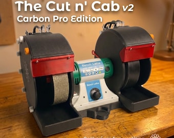 Cut ’n Cab v2 Carbon Pro: Compact Lapidary Cabbing Machine