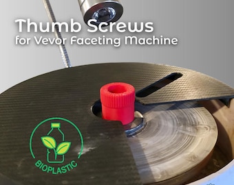 Knurled Knob Set: Quick Change Thumb Screws for Vevor Faceting Machine