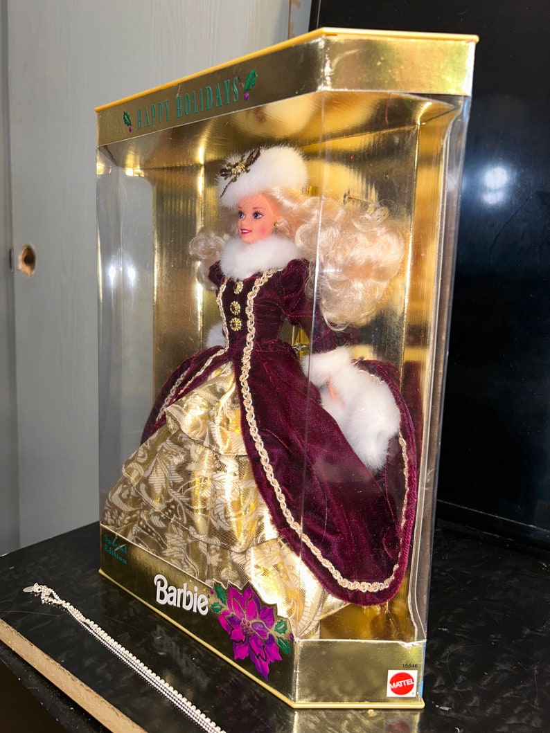 1996 Happy Holidays Barbie special Edition - Etsy