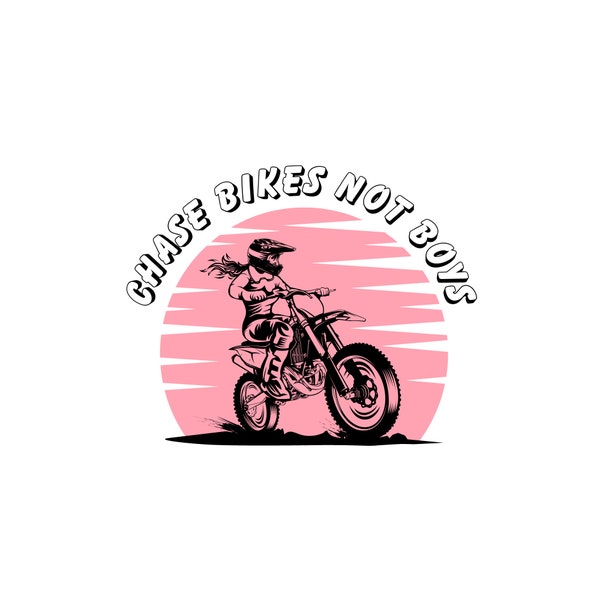 Chase Bikes Not Boys 11" by 11" Picture, Motocross