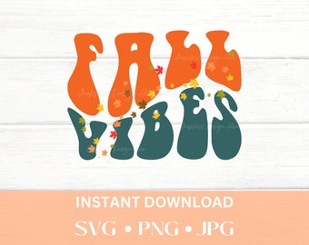 Fall Vibes SVG, Fall Leaves SVG, Trending PNG designs, coffee mug designs