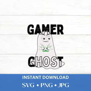 Cute Ghost SVG, Ghost Face PNG, Video Game svg, gamer tag, Boo svg, Ghost mug