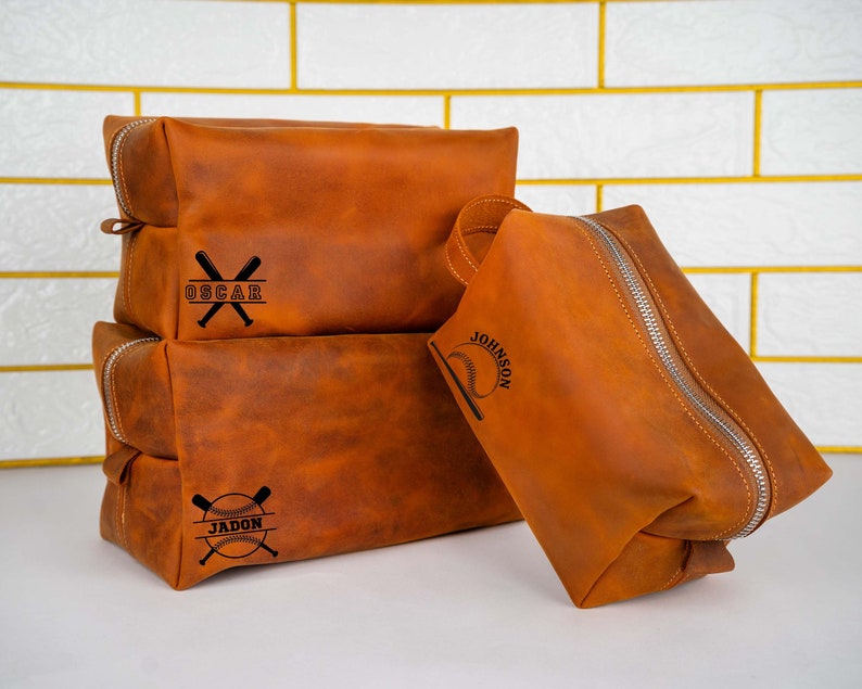 Baseball Dopp Kit