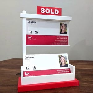 Porte-cartes de visite immobilier – Porte-cartes de visite élégant pour agents immobiliers et professionnels de l'immobilier | Disponible en plusieurs couleurs