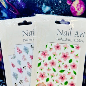 Magic Nail Stickers | Nail Flower | Nail Decals