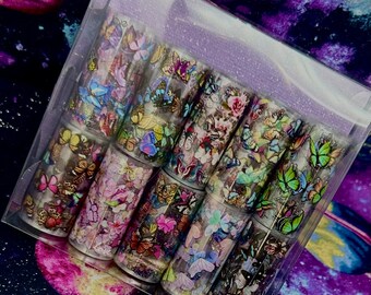 Butterfly Nail Foils| Nail Foil