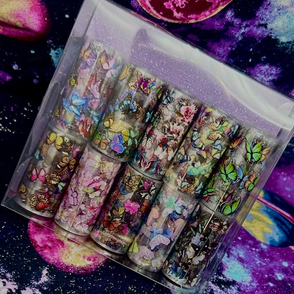 Butterfly Nail Foils| Nail Foil