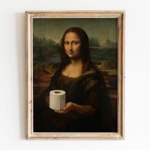 Divertente poster vintage con meme di metà secolo, scherzo da regalare, cartelli divertenti per il bagno, poster con meme di metà secolo, umorismo divertente sul bagno