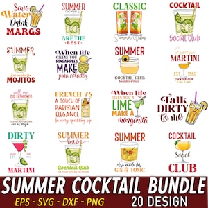 Summer Cocktail Bundle Svg, Cocktail Social Club Png, Social Club Png, Cocktail Summer Svg, Shirt Summer Png, Summer Vibes, eps, svg,dxf,png