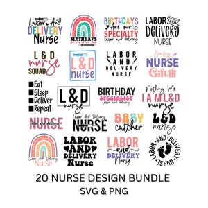 Delivered nurse SVG bundle hand-lettered , labor and delivered nurse quotes svg , doctor svg ,nurse life svg ,nursing svg , nurse png.