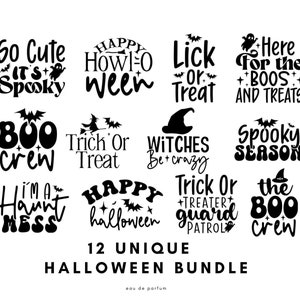 Halloween SVG bundle, witches svg, boo SVG, spooky svg, cut file circuit, silhouette, trick or treat svg
