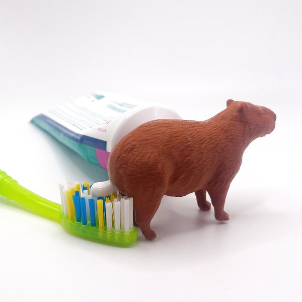 Capypooper - dentifrice Capybara | Bouchon de dentifrice Capybara | Caca de dentifrice