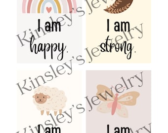 Affirmation cards for classroom